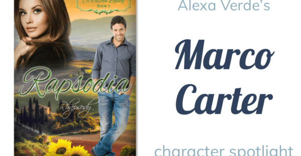 Alexa Verde's Marco Carter character spotlight + giveaway on Faithfully Bookish