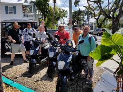 Key West by scooter
