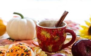 Fresh apple cider, one of my favorite reader snacks