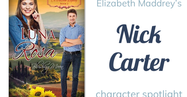 Elizabeth Maddrey's Nick Carter character spotlight + #giveaway on Faithfully Bookish