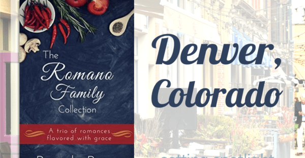 The Romano Family collection by Brandy Bruce: setting spotlight featuring Denver, Colorado on Faithfully Bookish