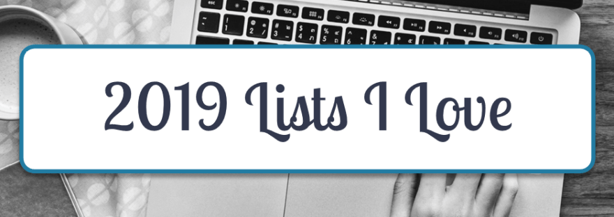 2019 Lists I Love on Faithfully Bookish