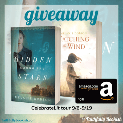 Hidden Among the Stars by Melanie Dobson Celebrate Lit Tour #giveaway prize featured on Faithfully Bookish