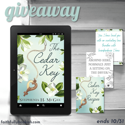 The Cedar Key Giveaway on Faithfully Bookish