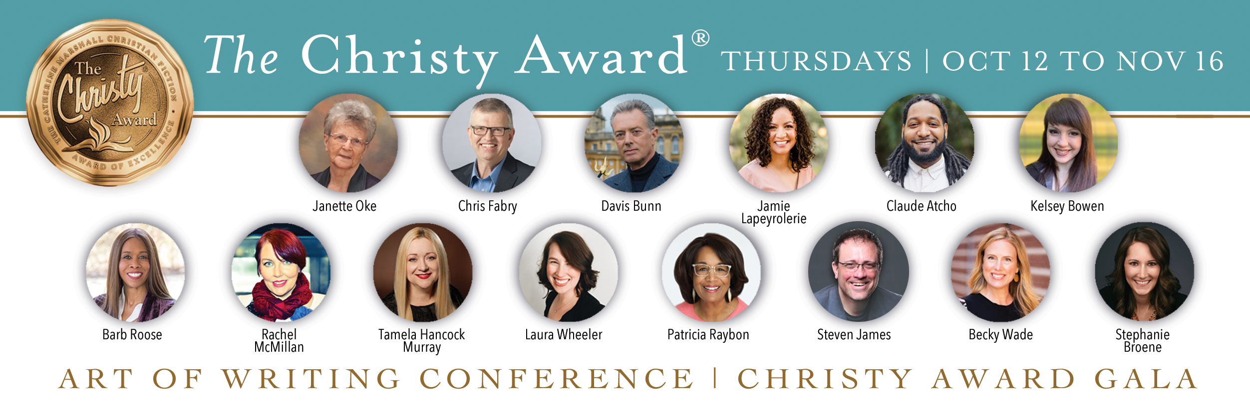 The Christy Award Art of Writing events speakers 2023